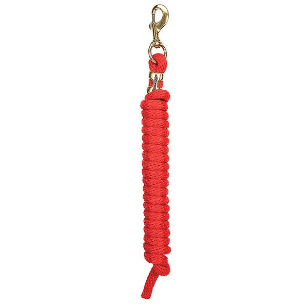 Poly Lead Rope w/Brass Snap-Solid – Horse Cents Tack Shop